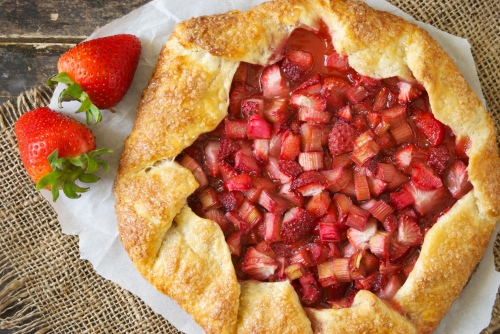 Rhubarb and Strawberry Galette | Relishing It